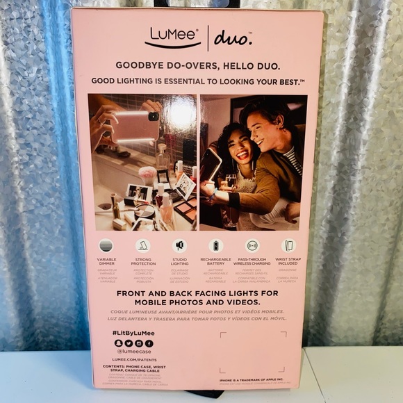 LuMee IPhone XS Max Zebra Glitter Case🦓🖤🤍 - Picture 2 of 8